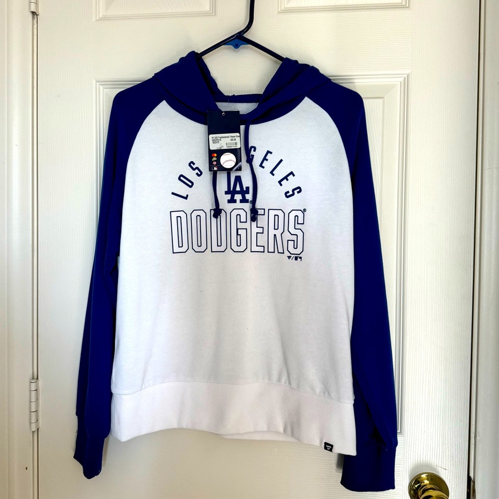 NWT Women's Los Angeles Dodgers Fanatics Pop Fly Pullover Hoodie